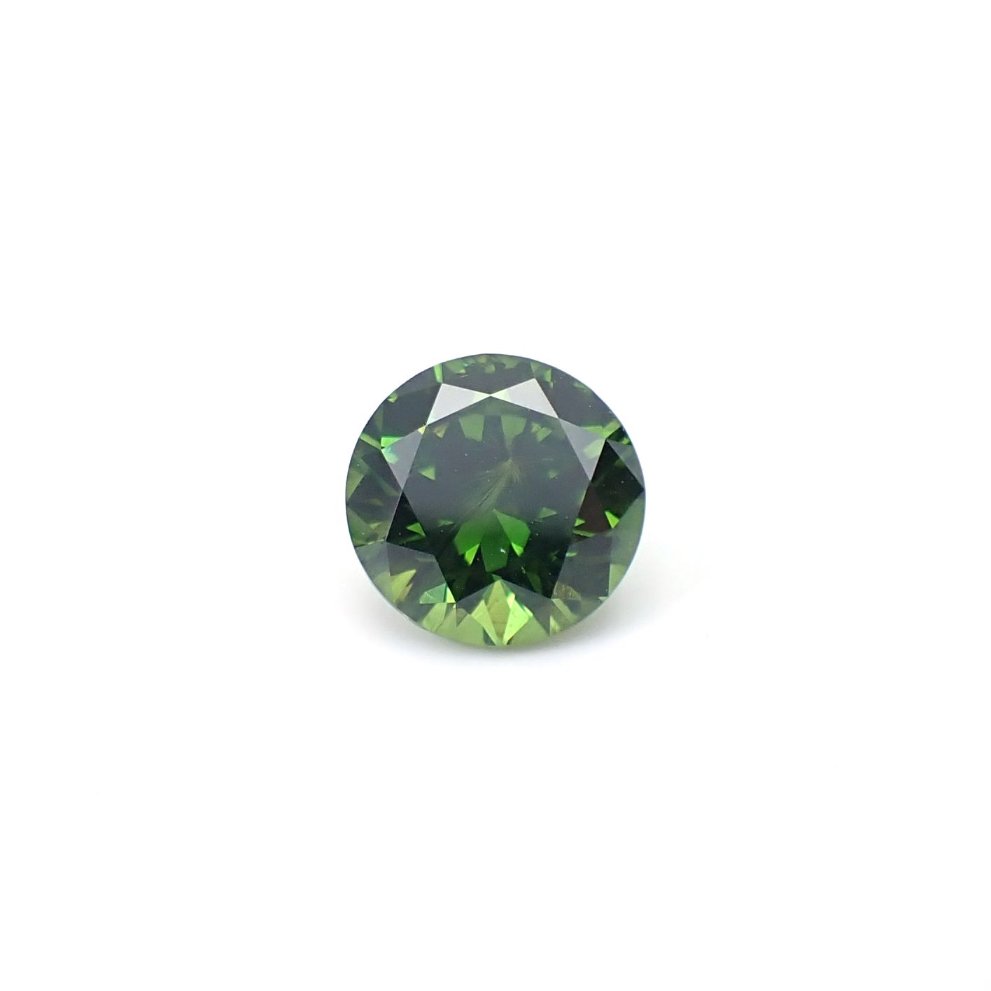 デマントイドガーネット(宝石名デマントイド・ガーネット)ロシア産 AGLTHAI鑑付 3.08ct / 8.6x8.6mm前後 [251231534]