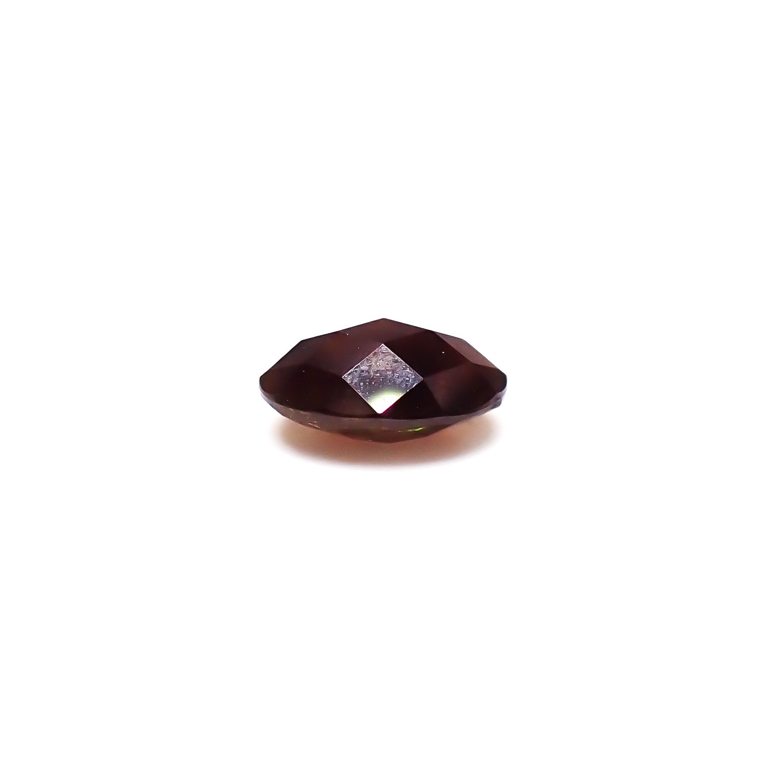 ◇リバーシブル・チェッカーカット◇レインボーガーネット 日本・奈良県産 2.11ct / 9.1x6.9mm前後 [260432083]