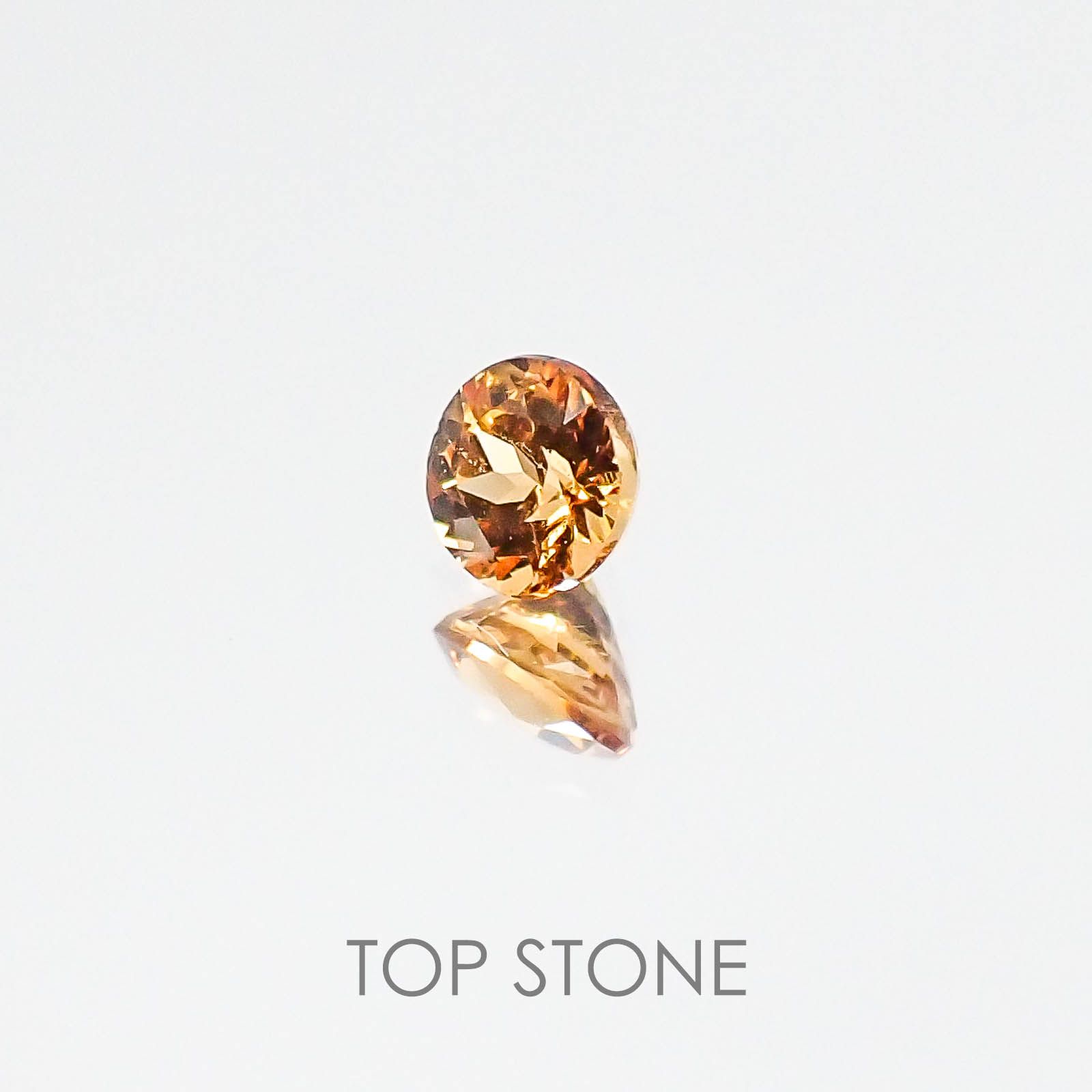 スペサルティンガーネット マンダリンオレンジカラー(宝石名スペサルティン・ガーネット) ケニア産 0.16ct 識別済[20084394]3.2×3.2mm前後
