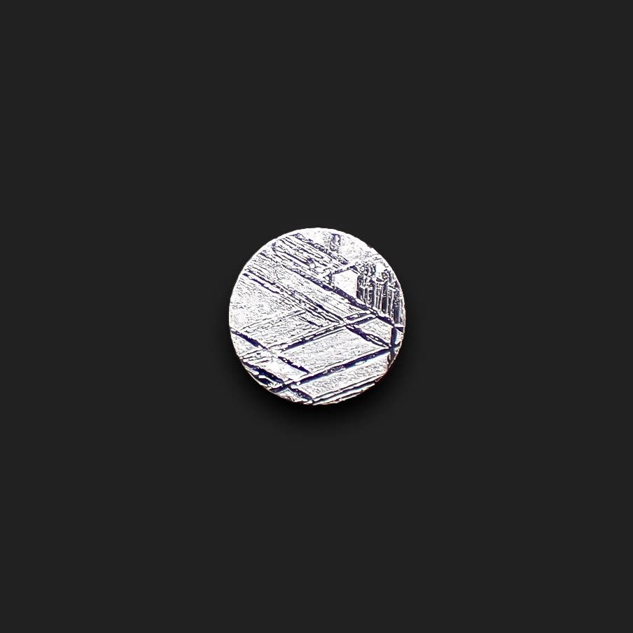 ムオニナルスタ隕石 発見地：スウェーデン 1.58ct[230722806]10x9.9mm前後