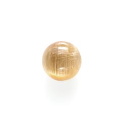 ルチルクォーツ(宝石名ルチルレイテッド・クォーツ) ブラジル産 識別済 2.23ct / 7.6×7.6mm前後 [251013299]