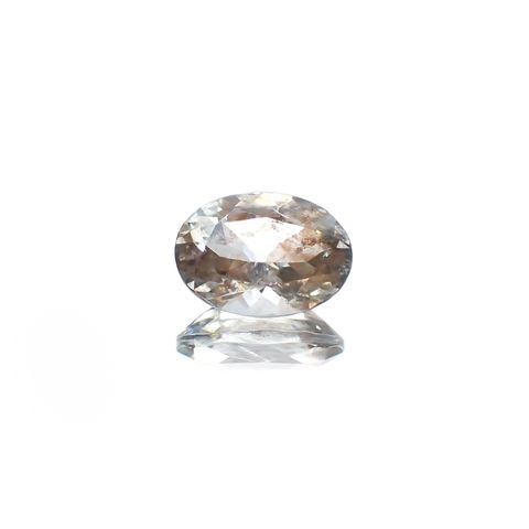 アベンチュリンアクアマリン(宝石名アクアマリン) ナイジェリア産 2.08ct 識別済[250712991]10.1×7.1mm前後