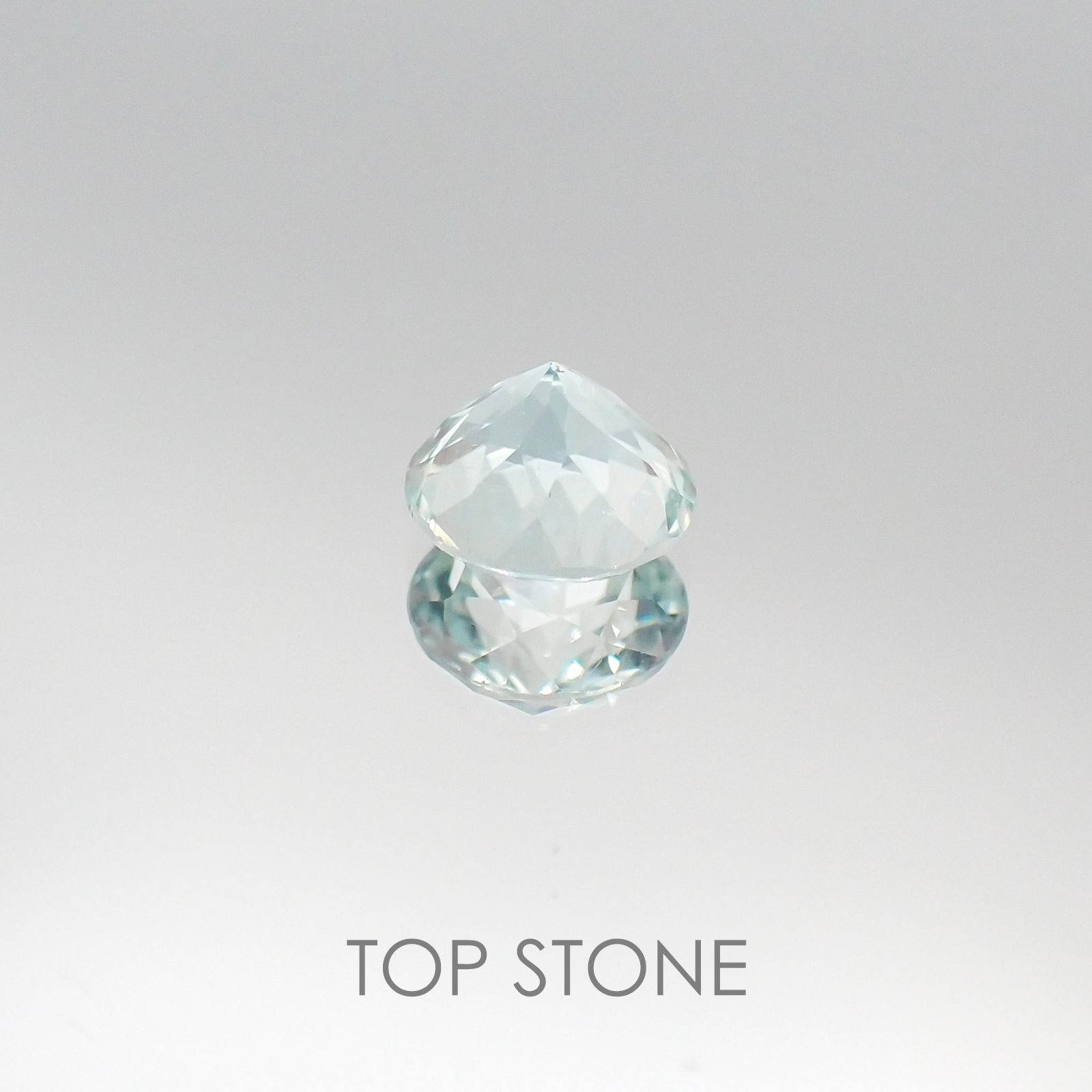 アンブリゴナイト/モンテブラサイト マダガスカル産 ルース 1.15ct[20085171]6.7×6.6mm前後