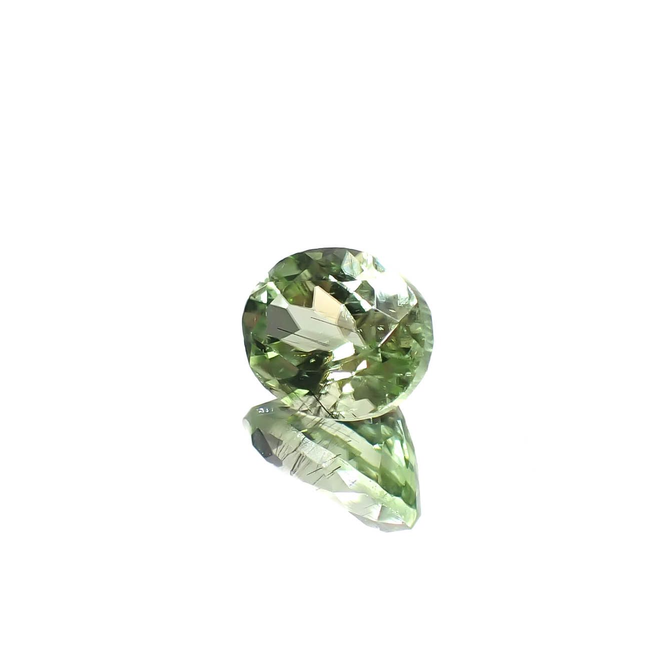 ルドウィジャイトインペリドット パキスタン産 1.61ct[240728521]8x6.3mm前後