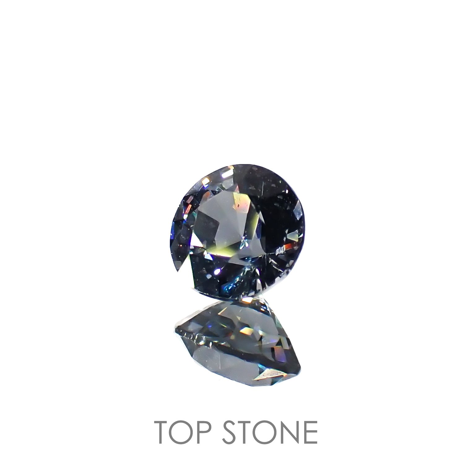 グレースピネル(宝石名スピネル)ビルマ/マダガスカル産 0.74ct 識別済[220716823]5.4x5.5mm前後