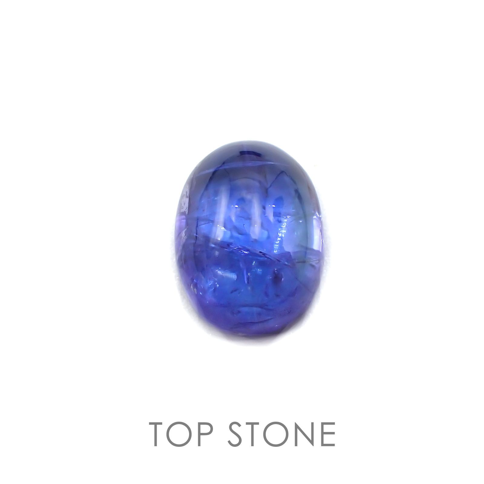 タンザナイト(宝石名タンザナイト) タンザニア産 7.63ct 識別済[21018553]12.9×9.8mm前後