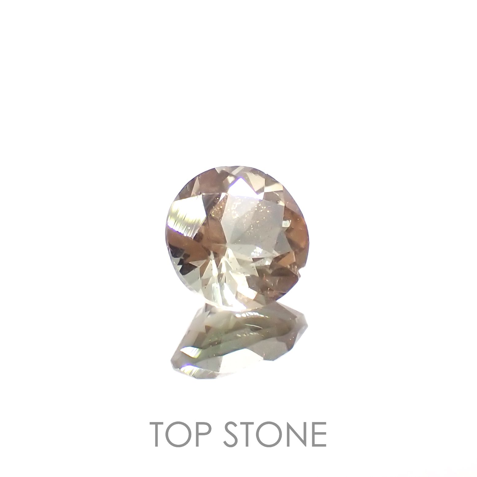 バイカラーオレゴンサンストーン アメリカ・オレゴン州産 0.78ct[230220680]6.1x6mm前後