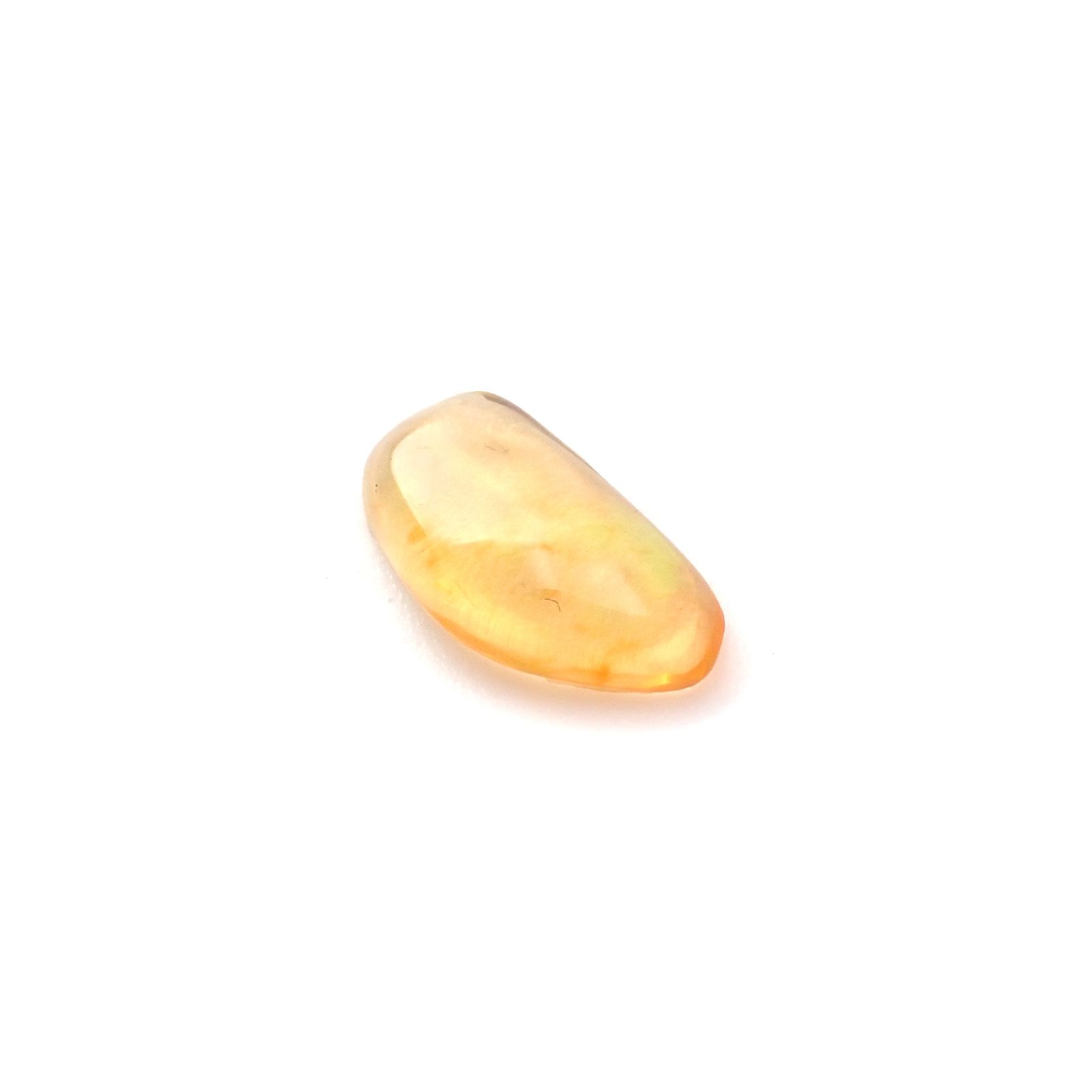 ファイヤーオパール 原石 メキシコ産 0.56ct [240125272]10x5.6mm前後