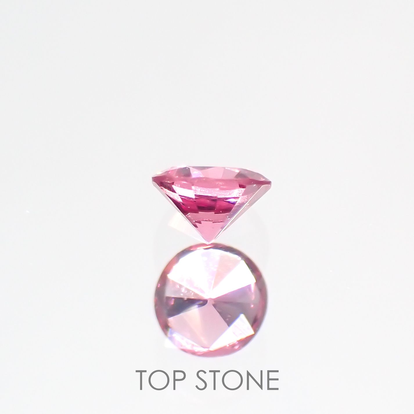 ホットピンクスピネル(宝石名ピンク・スピネル) タンザニア産 0.10ct 識別済[210912588]2.8×2.8mm前後