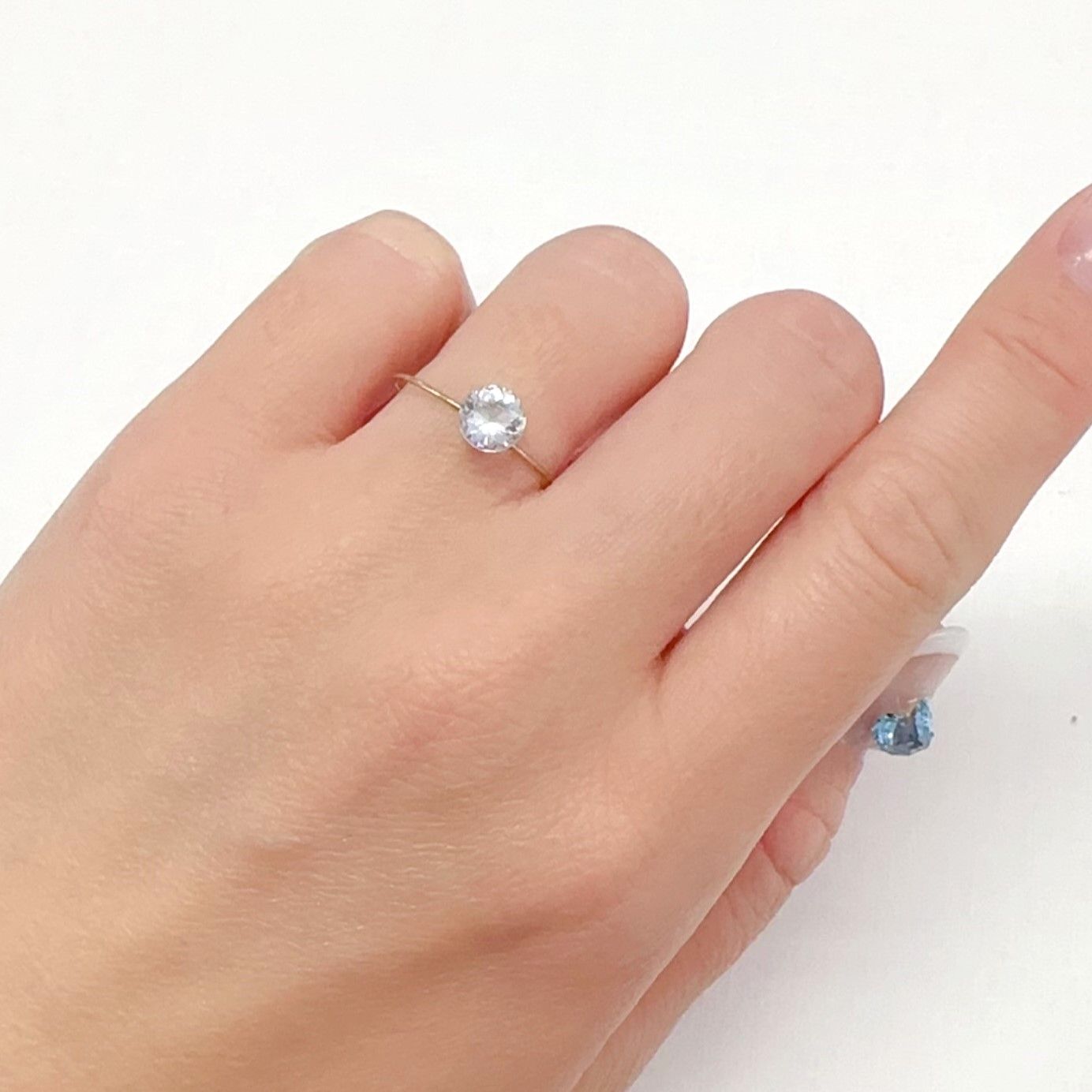 レムリアンシードクリスタル(保証シール付き) ブラジル産 0.66ct[240326821]6.1x6.1mm前後