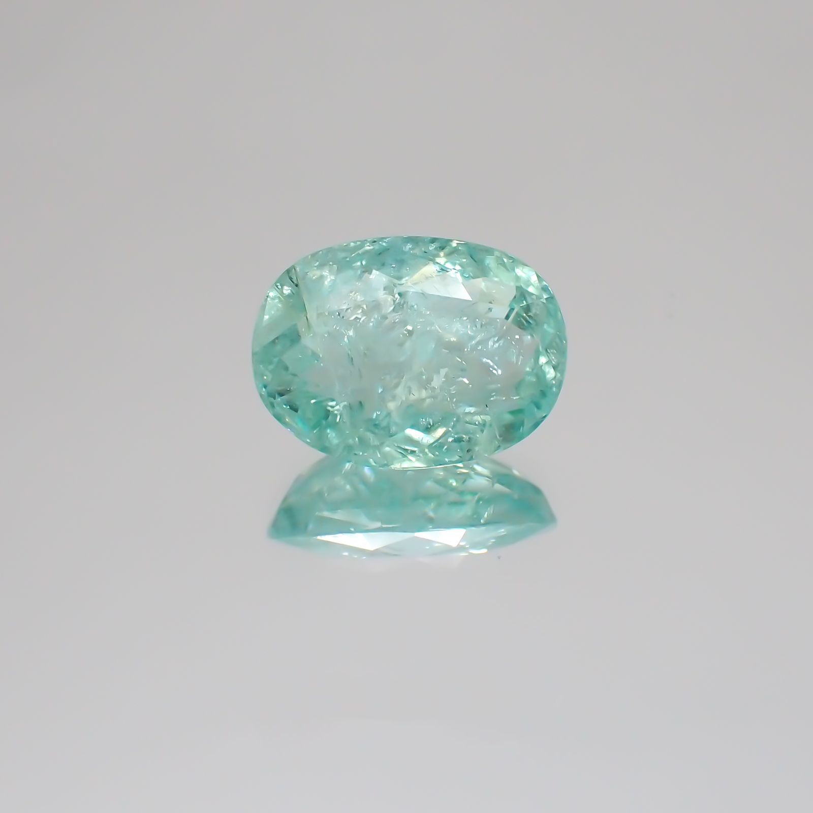 パライバトルマリン モザンビーク産 ルース 2.83ct[21049393]10.5×7.8mm前後