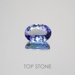 パーティーカラータンザナイト タンザニア産 ルース 1.64ct[210410413]8.7×6.1mm前後