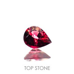 レッドスピネル(宝石名レッド・スピネル)タンザニア産 0.27ct 識別済[220114331]4.8x3.7mm前後