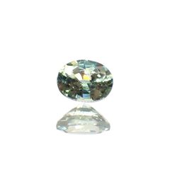 グリーンクリソベリル(宝石名クリソベリル)スリランカ/マダガスカル産 識別済 0.29ct / 4.3x3.4mm前後 [220114472]