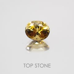 クリノヒューマイト  ソーティング付き パキスタン産 ルース 0.479ct[21059600]5.4×4.4mm前後