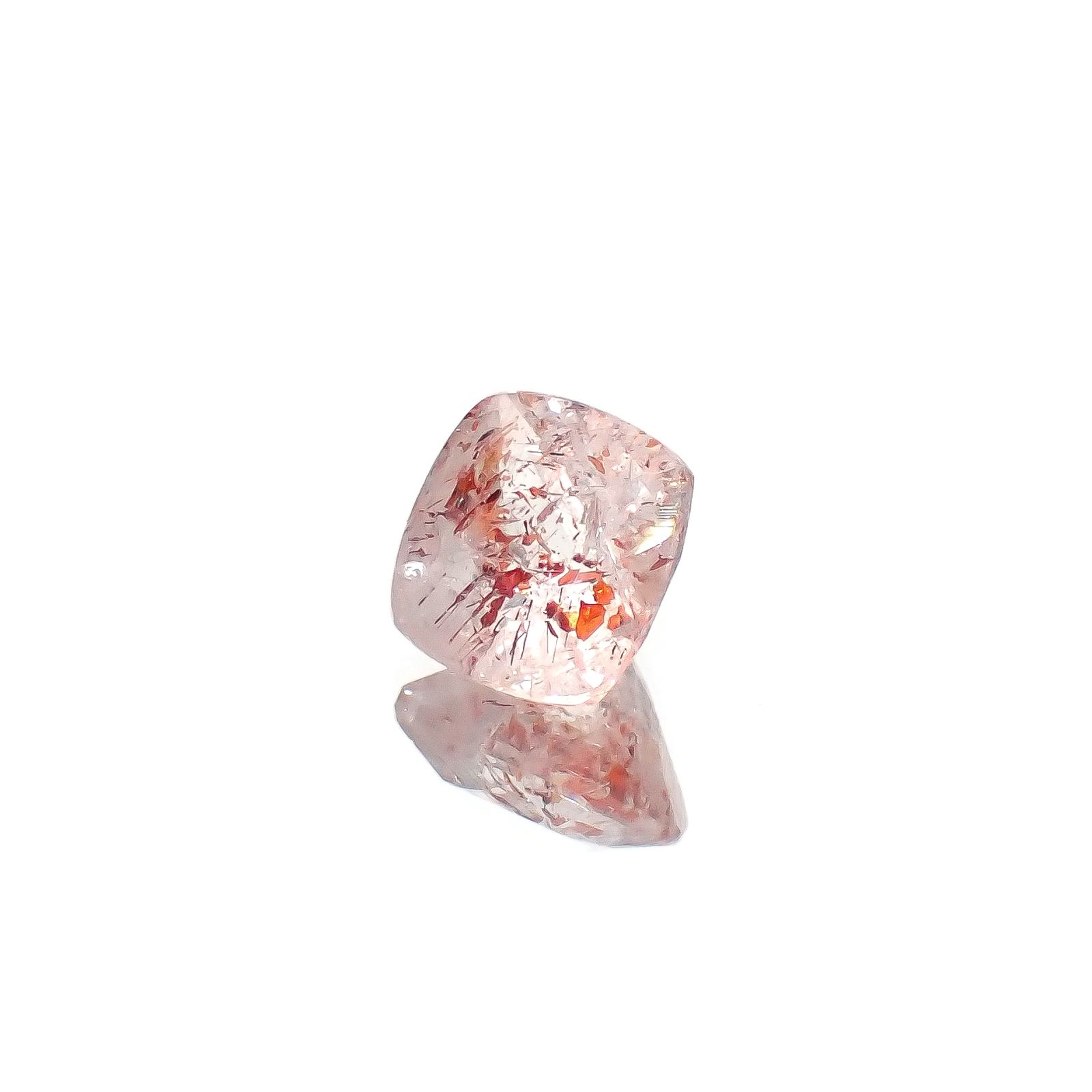 ファイヤークォーツ ナイジェリア産 2.59ct[240326714]8.5x8.5mm前後
