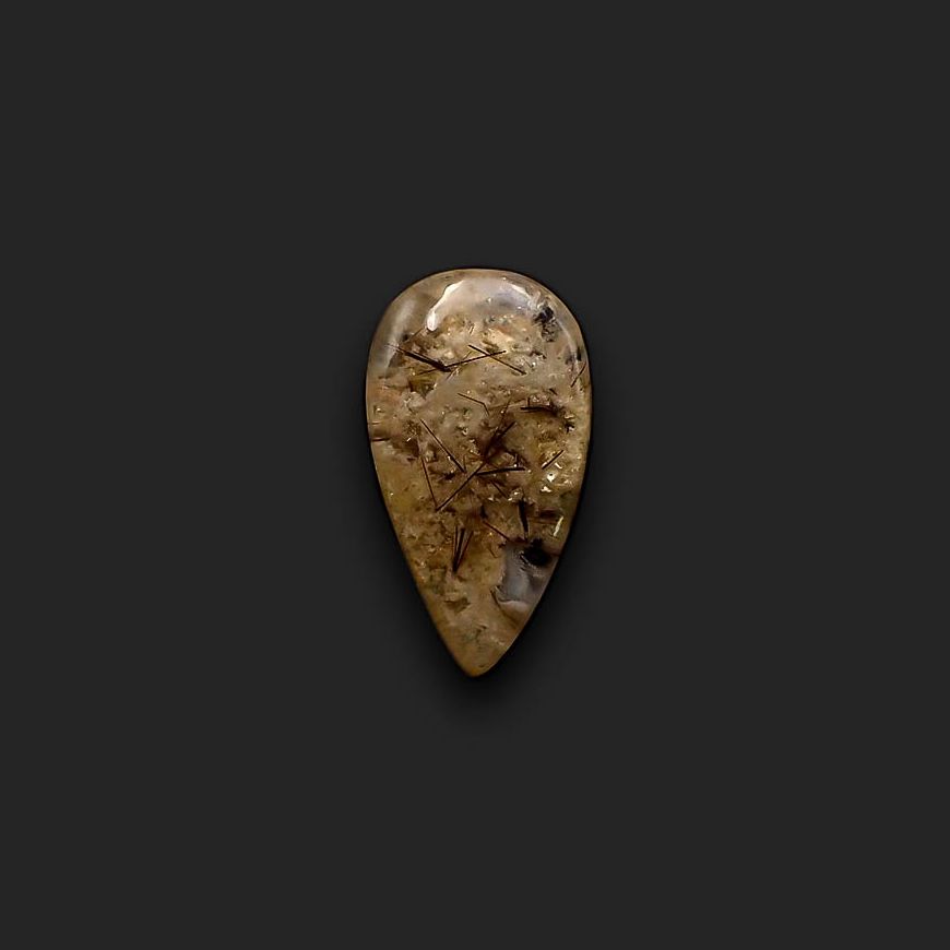 ホワイトガーデンクォーツ ブラジル産 67.01ct[230722634]40.5x22.2mm前後