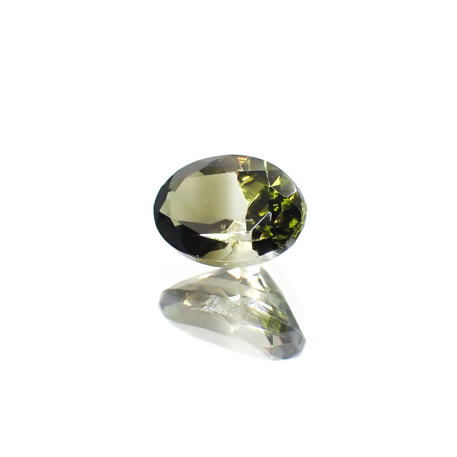 バイカラートルマリン(宝石名バイカラー・トルマリン) ブラジル/アフリカ産 0.91ct 識別済[211013565]7.1×5.1mm前後