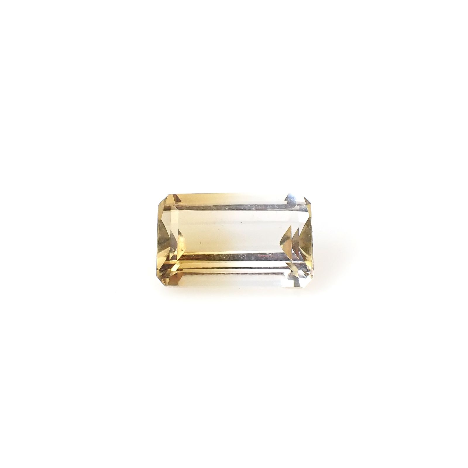 バイカラーシトリン ブラジル・ミナスジェライス州産 6.05ct[240326460]14.1x8.5mm前後