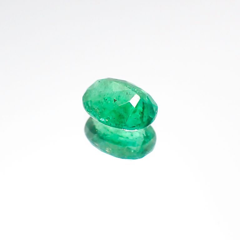 パライバトルマリン(宝石名トルマリン/別名パライバ・トルマリン)ブラジル・パライバ州バターリャ鉱山産 0.347ct ソ付(宝貴協)[231023997]5.1x3.9mm前後