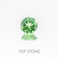 ミントガーネット タンザニア産 ルース 0.23ct[20117910]3.8×3.8mm前後