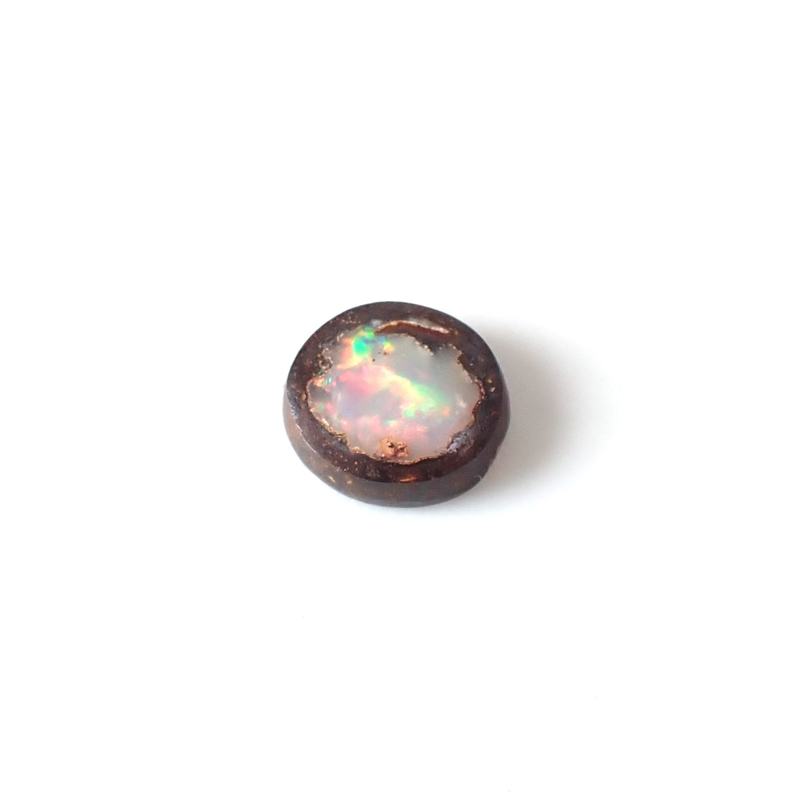 ウッドオパール オーストラリア産 0.39ct / 5.5x5mm前後 [251031196]