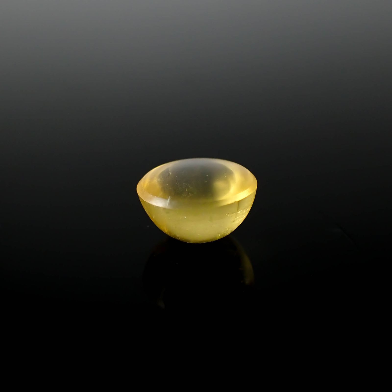イエローベリルキャッツアイ(宝石名イエロー・ベリル・キャッツアイ)ブラジル産 2.96ct 識別済[240125877]9x9mm前後