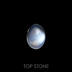 ムーンストーン(宝石名ムーンストーン)インド/スリランカ産 0.99ct 識別済[220515797]7.8x5.8mm前後