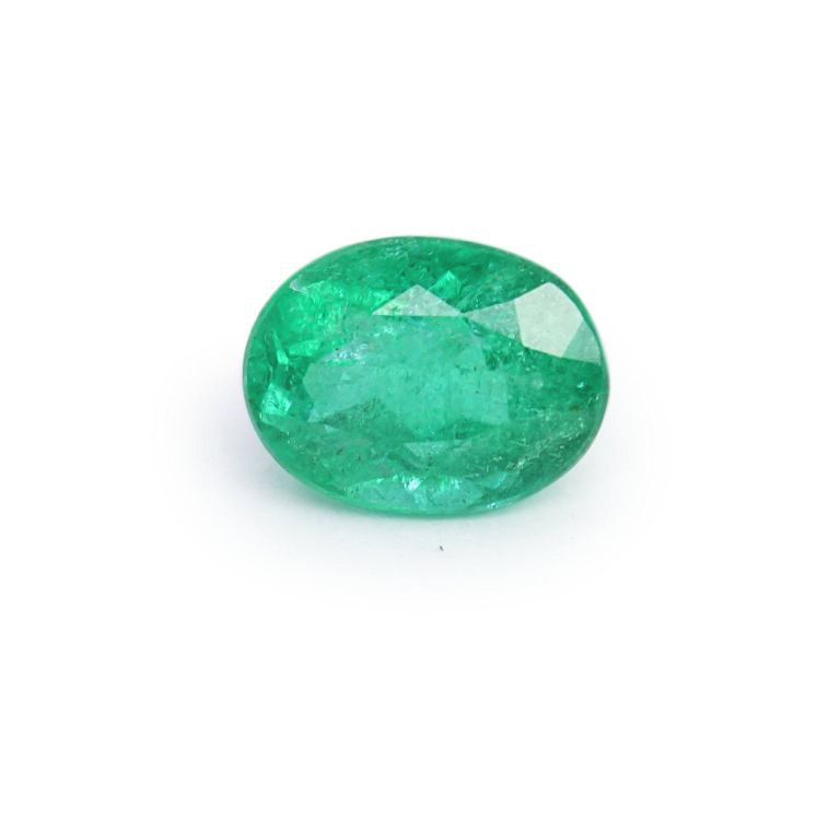 パライバトルマリン(宝石名トルマリン/別名パライバ・トルマリン) ブラジル産 0.603ct ソ付(宝貴協)[19111755]5.8×4.4mm前後