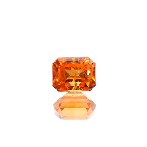 マンダリンガーネット マダガスカル産 0.21ct[240628220]3.3x2.6mm前後