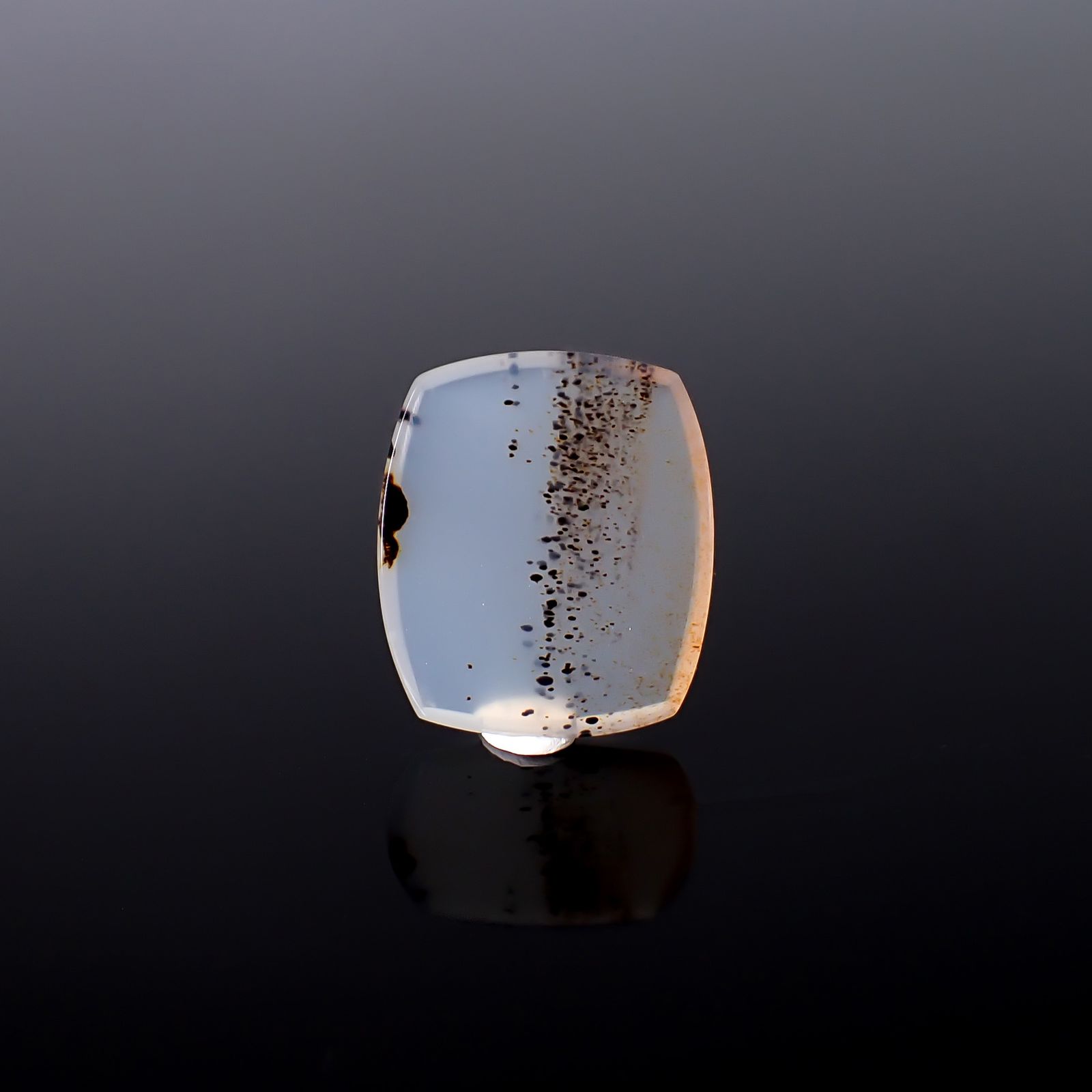 モンタナアゲート アメリカ・モンタナ州産 8.34ct / 19.7x17.1mm前後 [260832765]