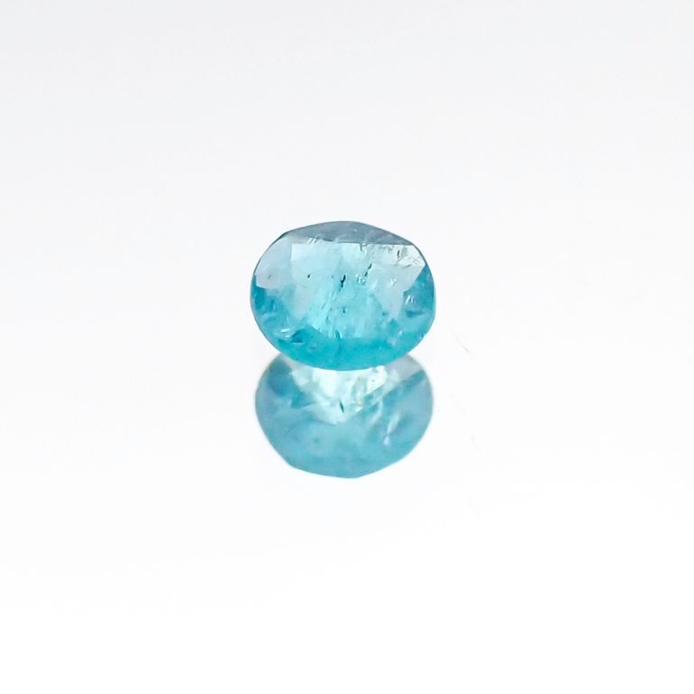 パライバトルマリン(宝石名トルマリン/別名パライバ・トルマリン) ブラジル・パライバ州バターリャ鉱山産 0.047ct 識別済[20106254]2.3×2.3mm前後