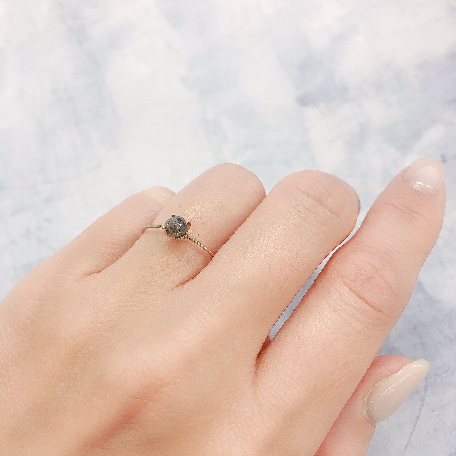 ブラックダイヤモンド 原石 0.51ct[220515833]4.4x4.3mm前後