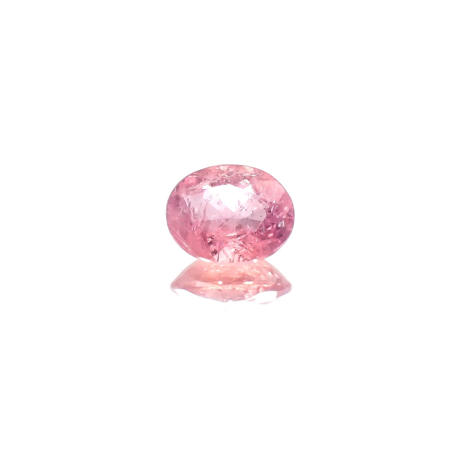 ペツォッタイト(ラズベリル)(宝石名ペツォッタイト) マダガスカル産 0.29ct ソ付(彩珠)[210711798]4.9×3.8mm前後