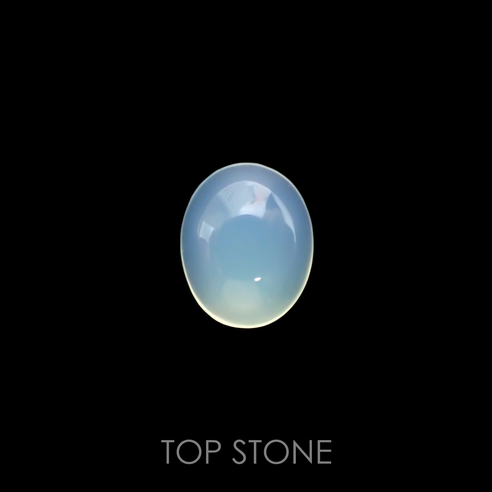 ブルーオパール(宝石名コモンオパール) ペルー産 1.21ct 識別済[21019182]8.7×7mm前後