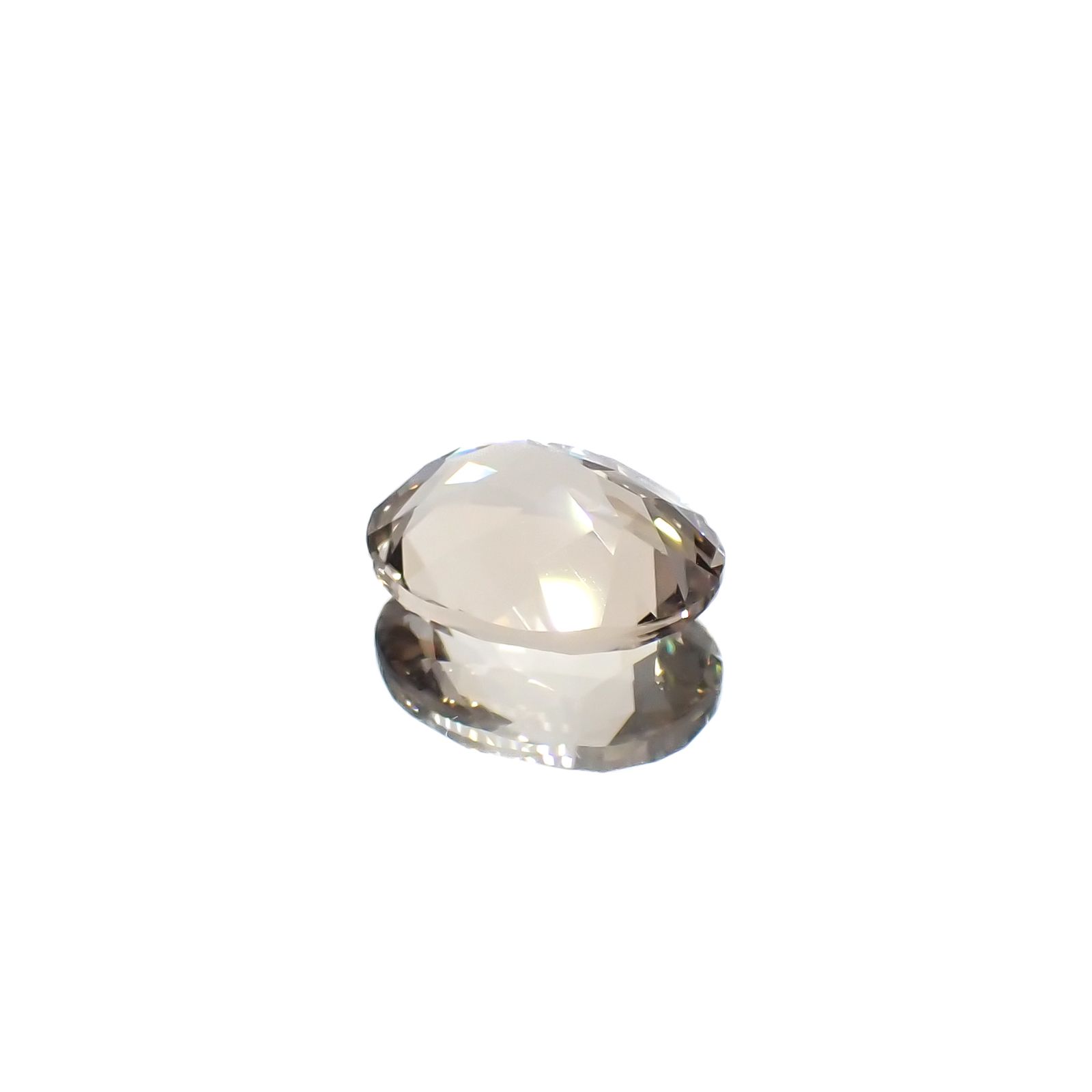 含バリウム・サニディン(宝石名サニディン)ドイツ産 1.82ct 識別済[231224976]9.6x7.3mm前後