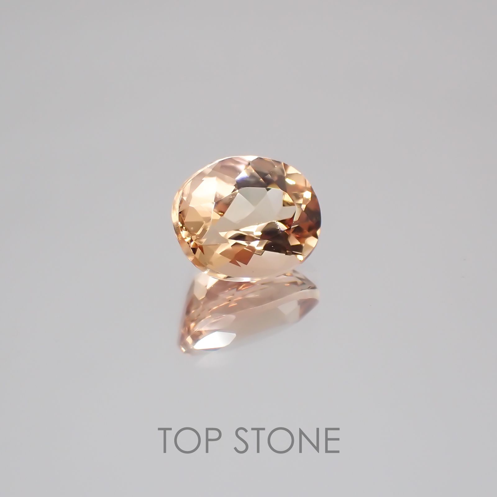 インペリアルトパーズ ブラジル産 ルース 1.12ct[20032025]7.1×5.7mm前後