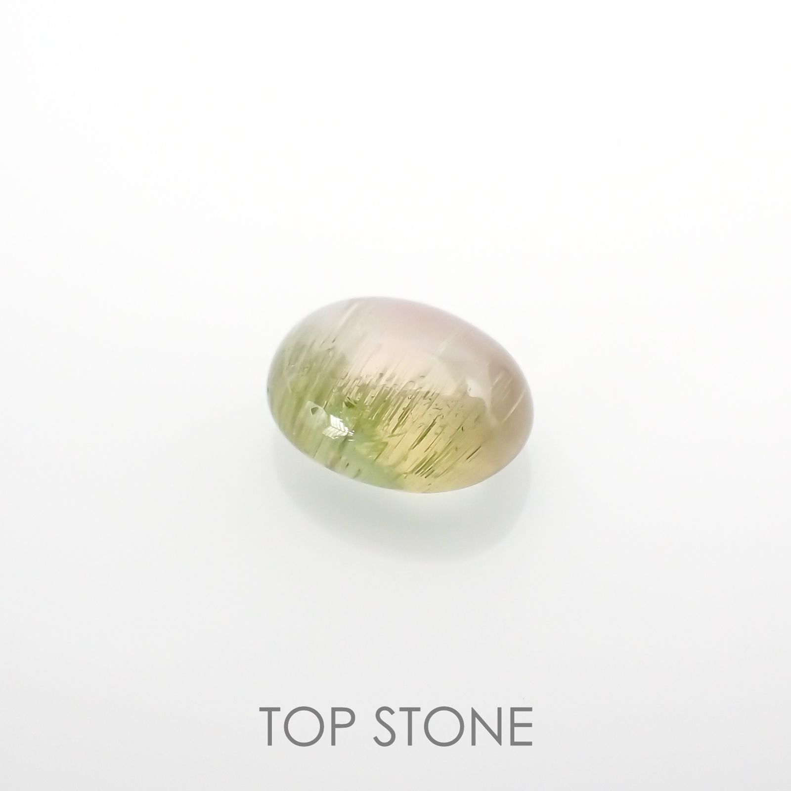 バイカラートルマリンキャッツアイ ブラジル産 1.55ct[221018600]7.9x6mm前後