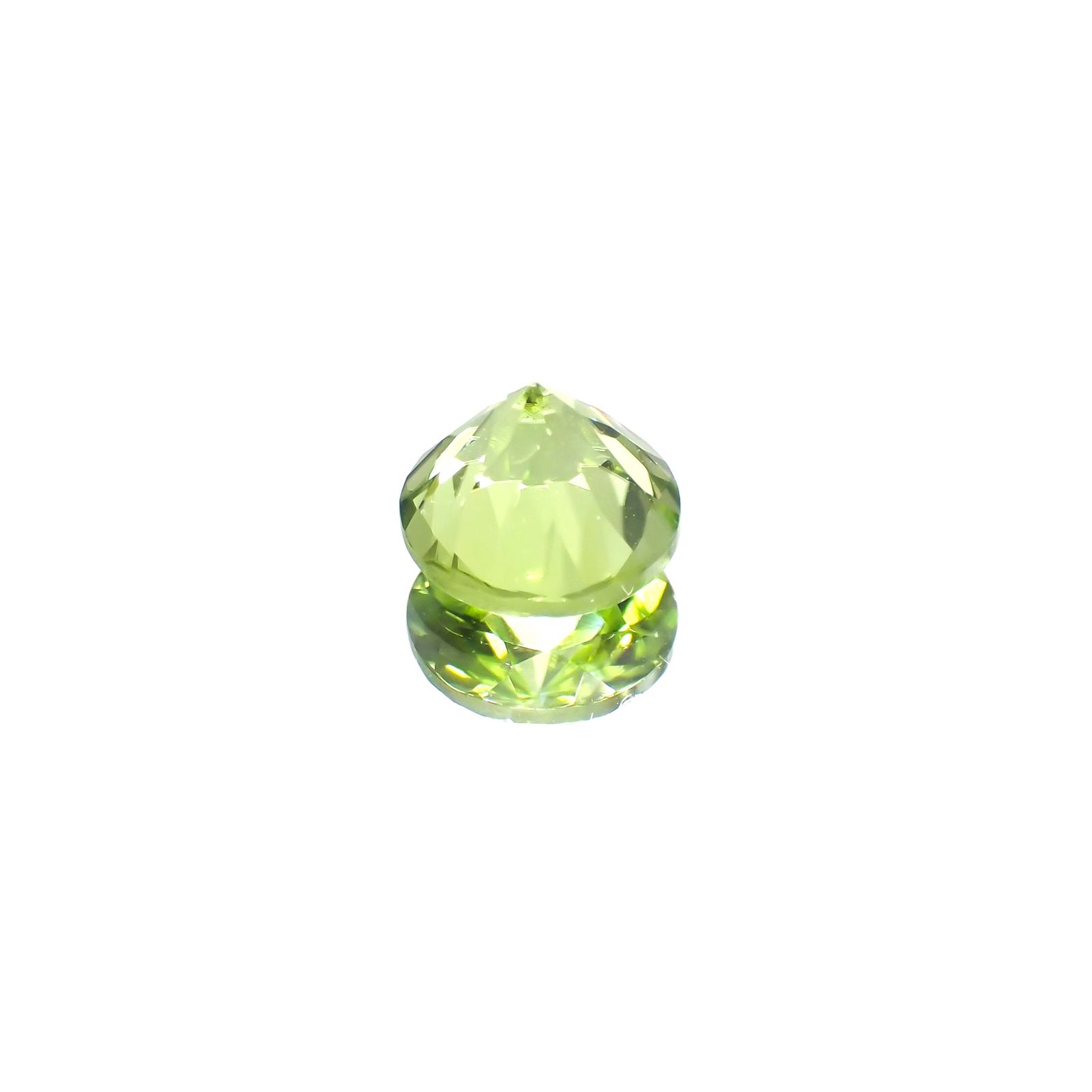 ペリドット(宝石名ペリドット) パキスタン産 1.13ct 識別済 [210913079]6.3×6.3mm前後