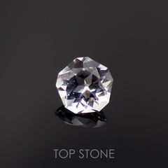 ◇カスタムカット◇ゴッシェナイト(宝石名ゴッシェナイト)ブラジル産 0.58ct 識別済[221219399]5.4x5.4mm前後