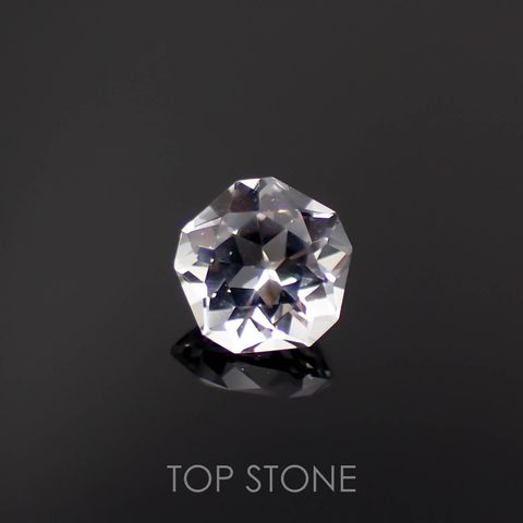 ◇カスタムカット◇ゴッシェナイト(宝石名ゴッシェナイト)ブラジル産 0.58ct 識別済[221219399]5.4x5.4mm前後