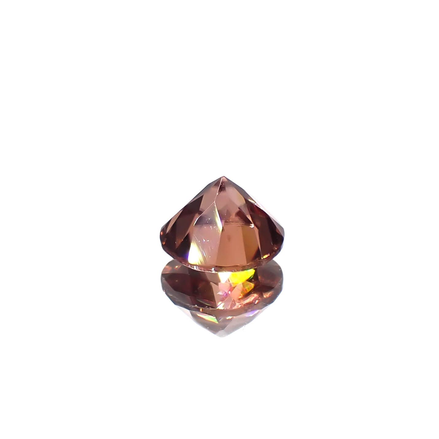オレンジジルコン スリランカ/カンボジア産 1.99ct[240728498]7x7mm前後