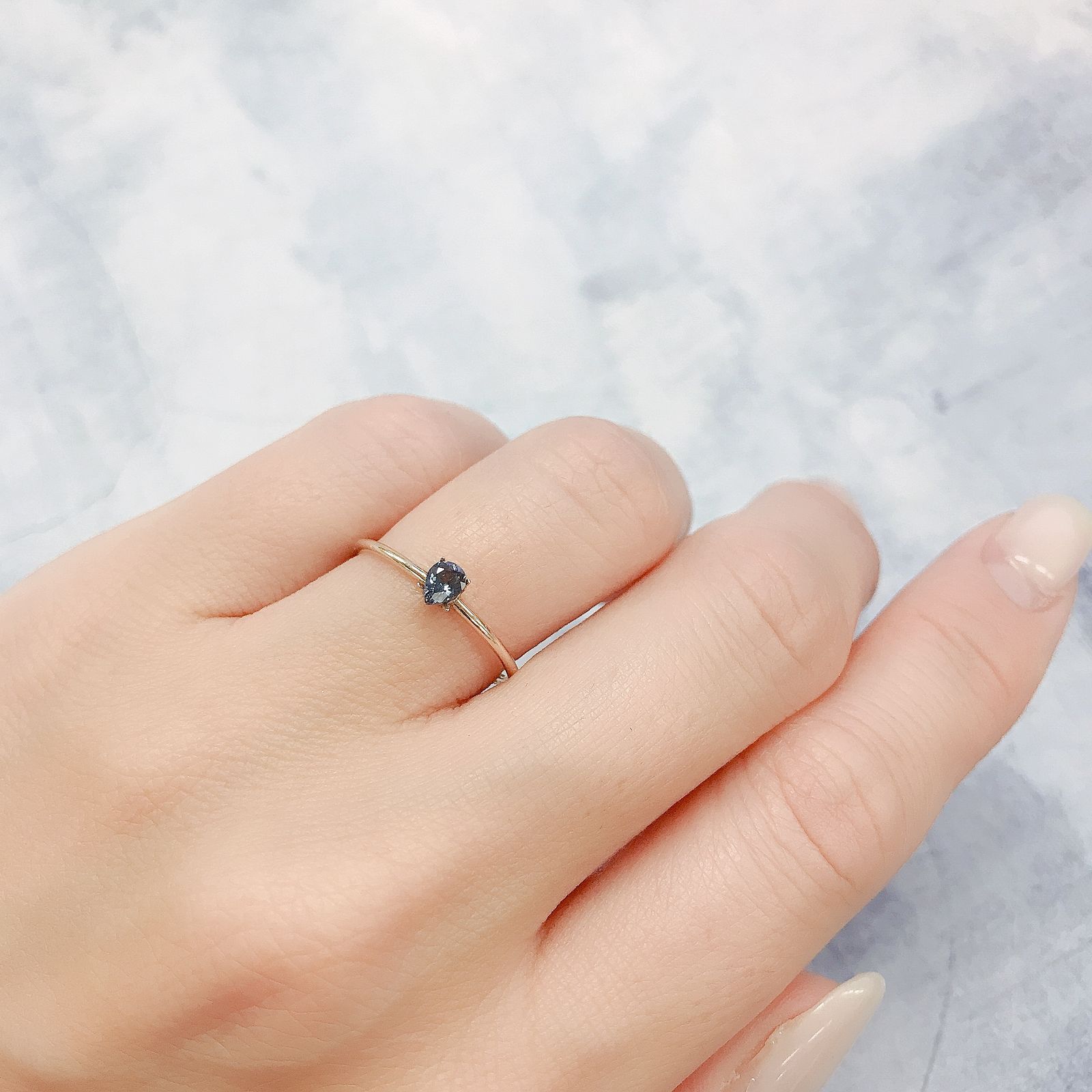 カラーチェンジガーネット アレキタイプ(宝石名ガーネット)マダガスカル・ベキリー産 0.16ct 識別済[220616430]4x3mm前後