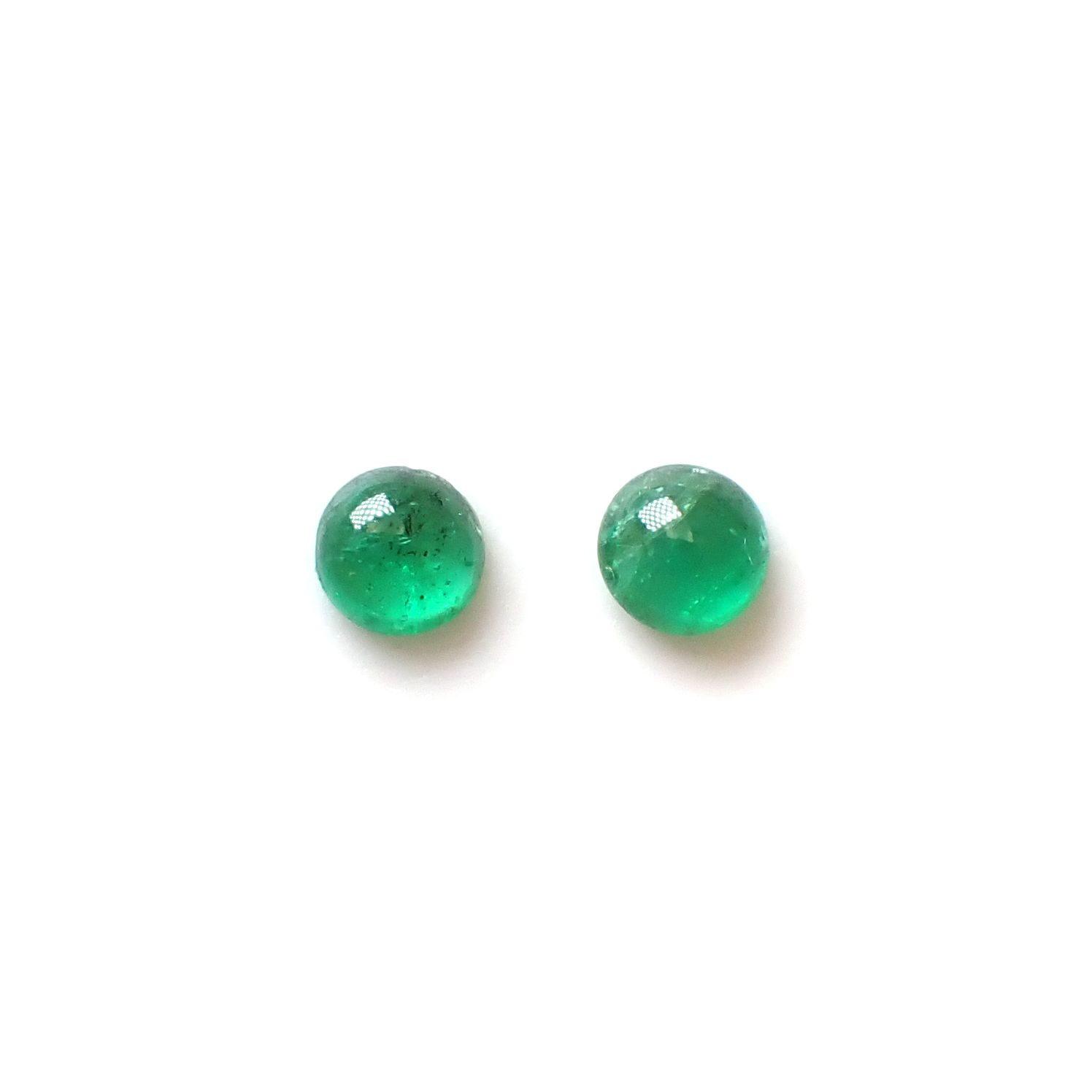 ◇ペアセット◇エメラルド コロンビア産 0.37ct(2pcs合計) [250430243]3.7x3.7mm前後