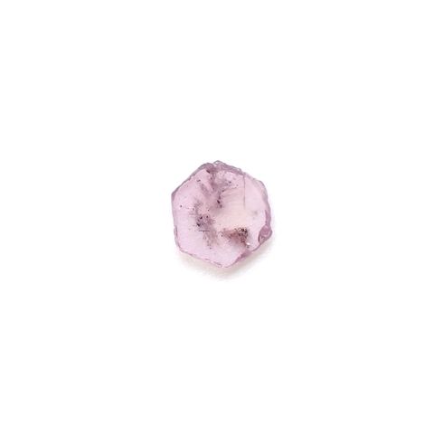 トラピッチェピンクサファイア 原石スライス パキスタン・カシミール地方産 0.38ct[240627851]5.6x5.1mm前後