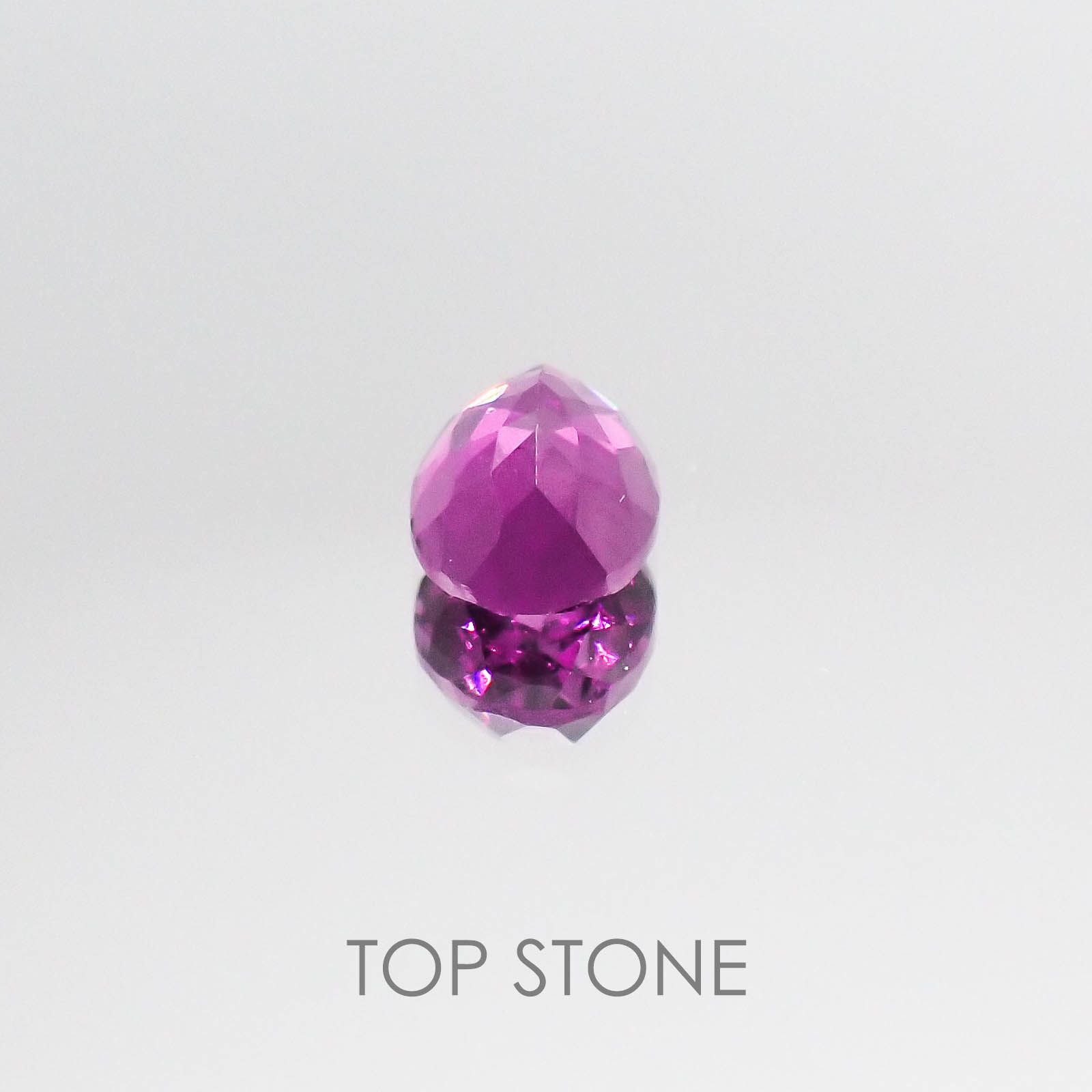 カラーシフト マラヤガーネット(宝石名ガーネット)タンザニア・マヘンゲ産 1.21ct 識別済[220717106]7x5.1mm前後
