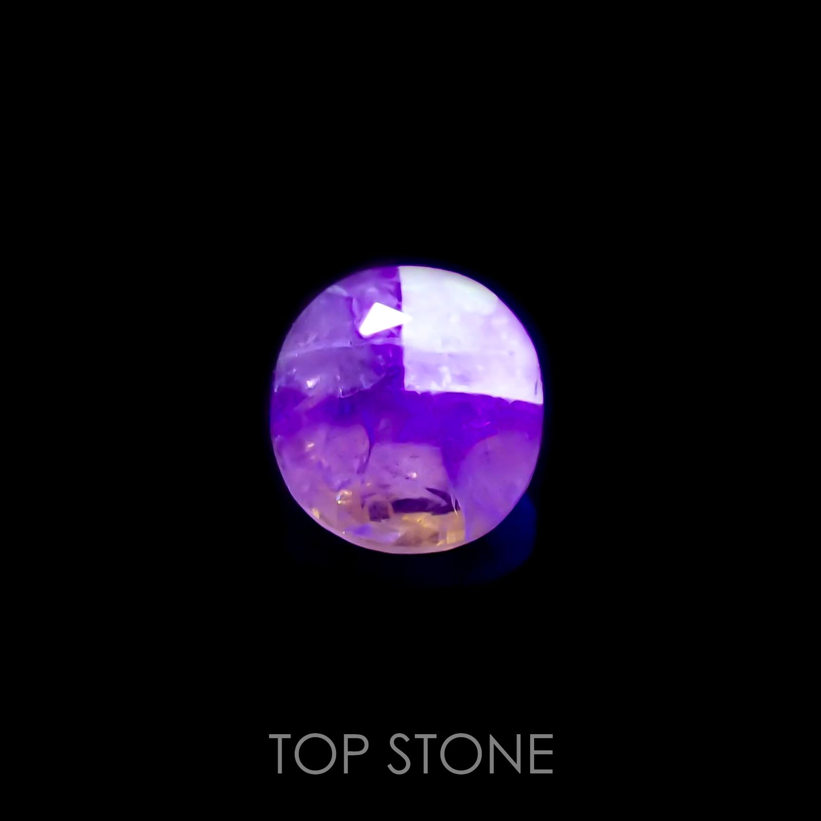 ジョハチドーライト(宝石名ジョハチドライト) ビルマ産 0.656ct ソ付(彩珠)[19111456]5.2×5.2mm前後