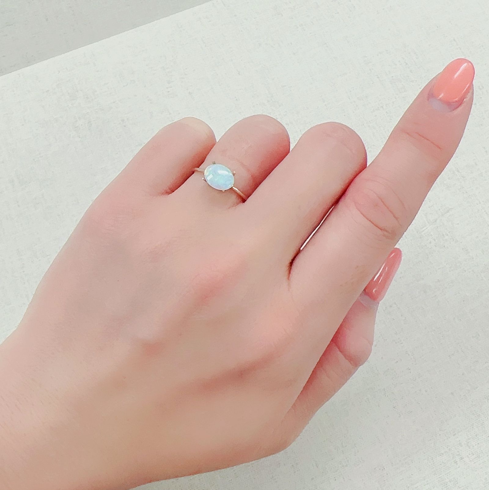 オパール オーストラリア産 0.53ct[230321152]8.1x6.3mm前後