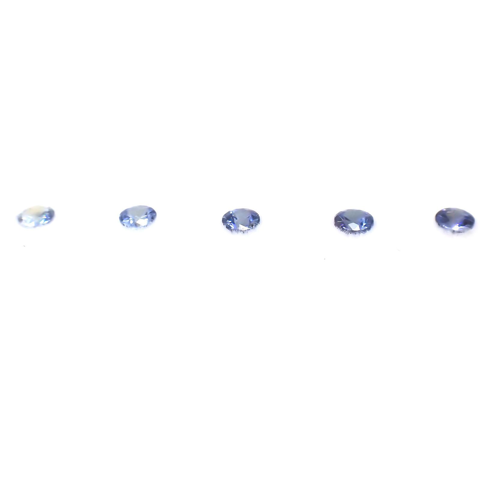 ベニトアイト色相環 アメリカ産 ルース 0.25ct[210310216]2.2×2.2mm前後