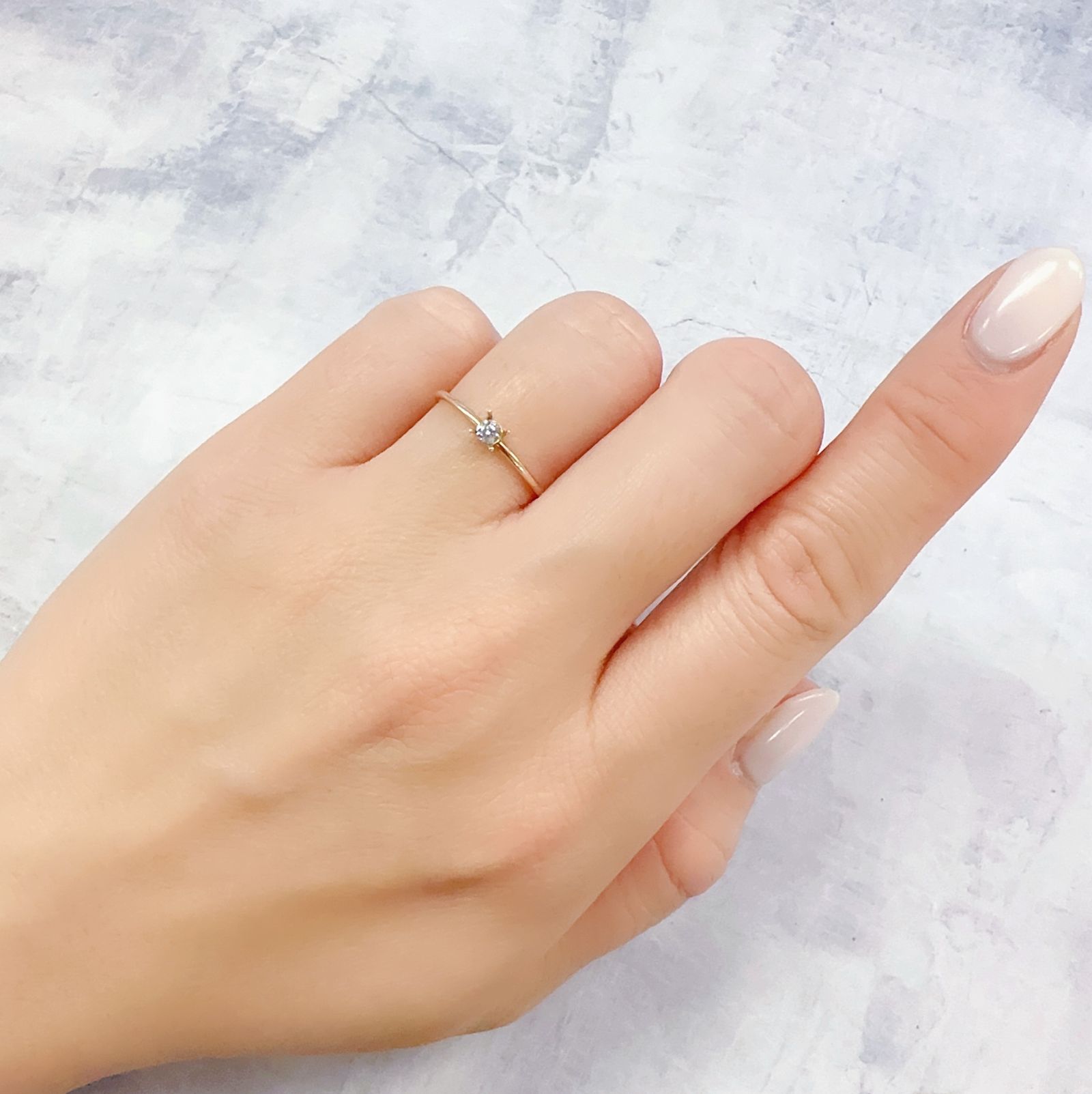 ピンクダイヤモンド(宝石名ダイアモンド SI-2/VERY LIGHT BROWNISH PINK) 0.069ct ソ付(CGL)[230120137]2.56x2.59mm前後